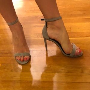 Zara never been worn suede heels